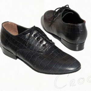 Chaussures de danse homme motif croco