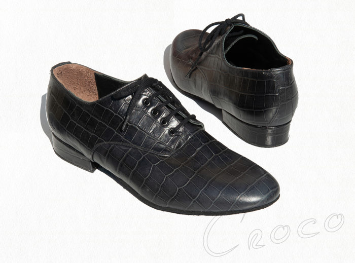 Chaussures de danse homme motif croco